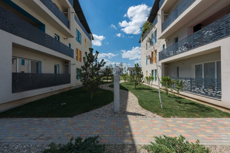 Apartament 3 camere, terasa 10mp, curte proprie 32 mp, LaRa Condominium Otopeni