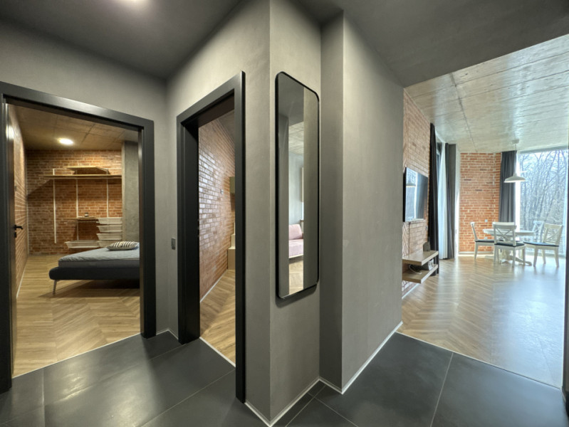 Vedere la pădure, apartament 3 camere, în LOFT Mogoșoaia, Loc parcare inclus