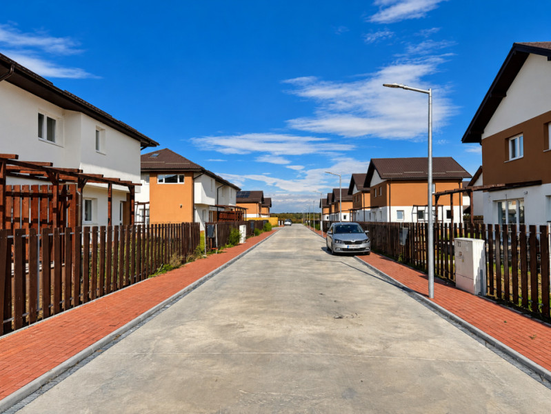 Vila individuala P+1, teren 250mp, 127.490 EUR (TVA inclus), la cheie
